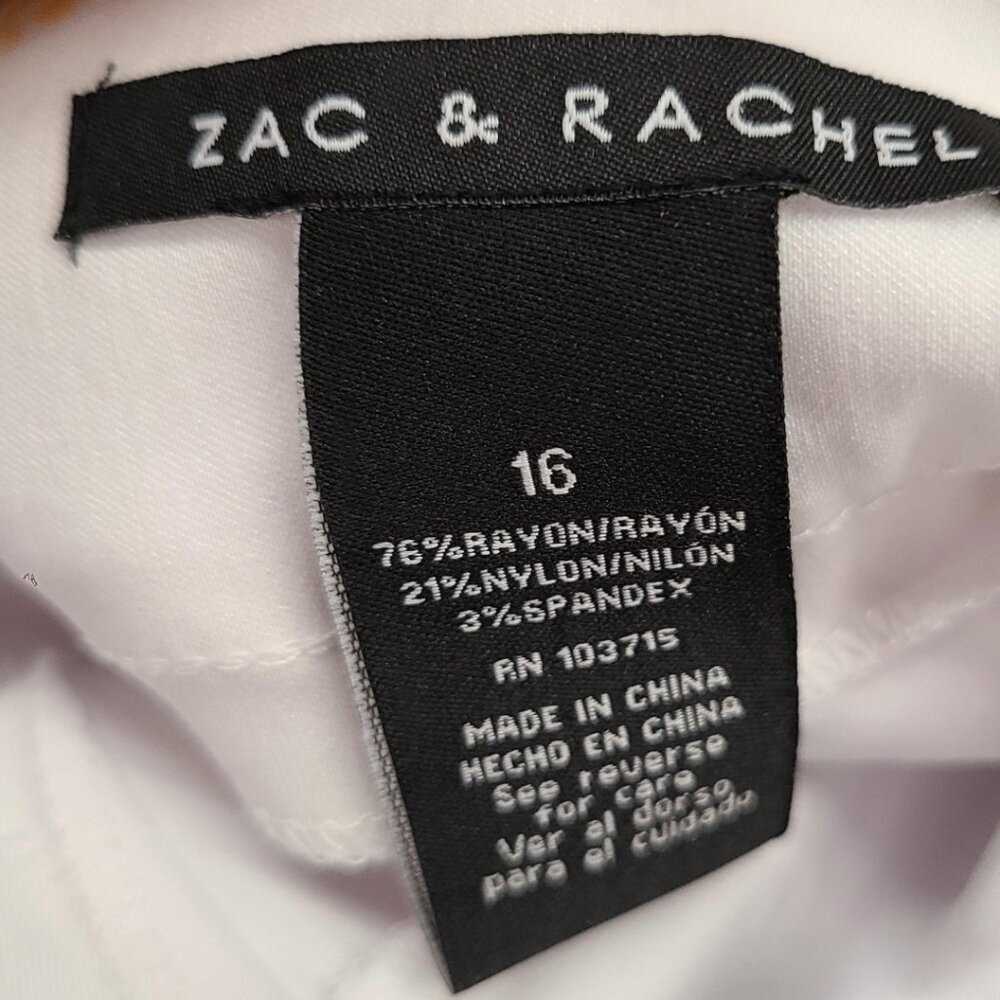NWT Zac & Rachel White Floral Skort - Picture 13 of 14